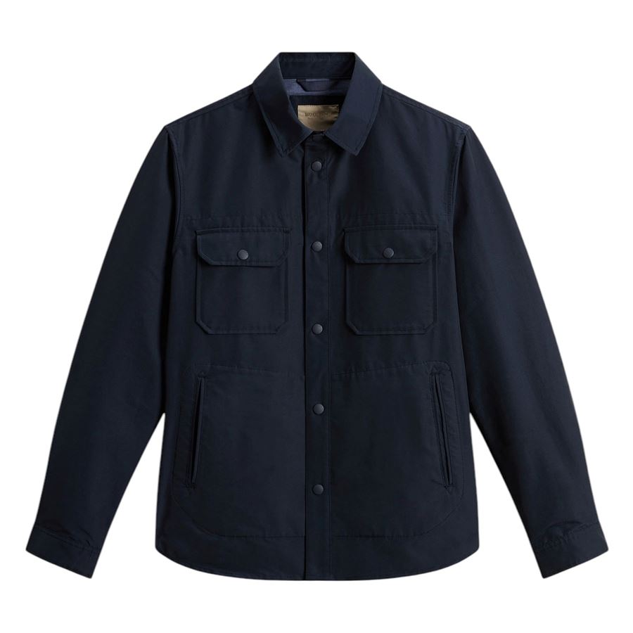 Giacca a camicia in Light Ramar da uomo Woolrich | CFWOOS0186MLB